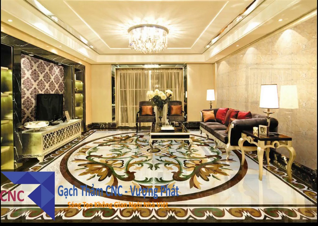 Mẫu gạch hoa văn CNC