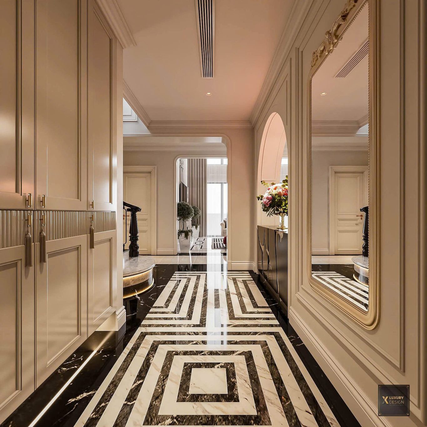 gạch thảm chung cư hiện đại